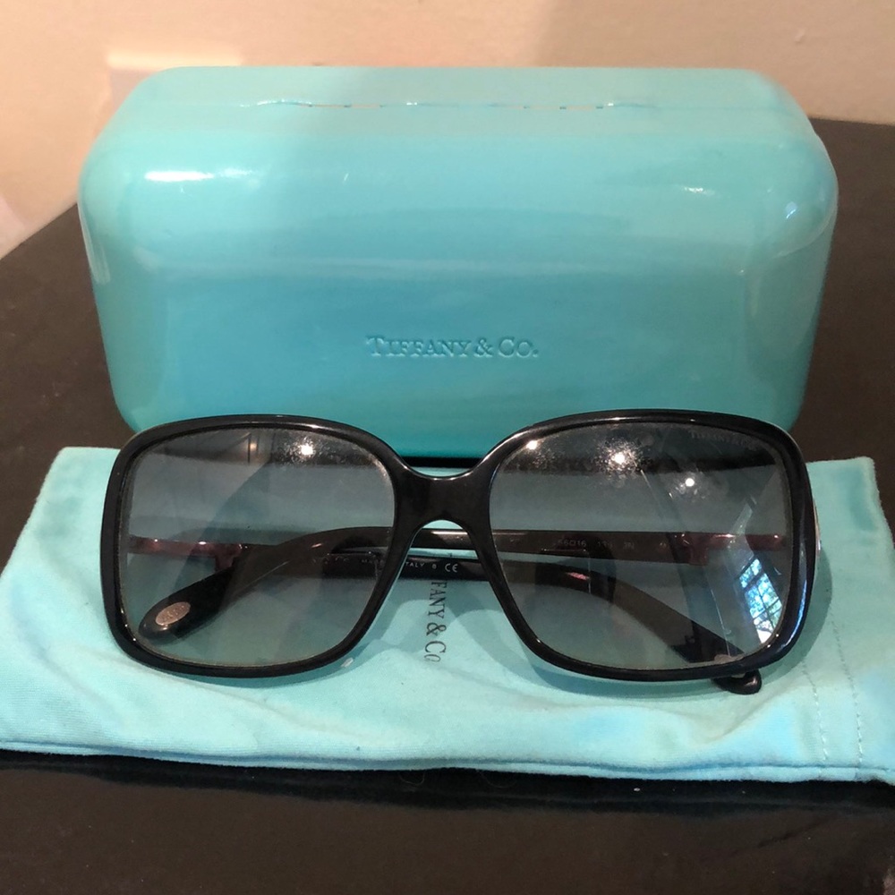 Tiffany & Co. Side Key Sunglasses with Crystals